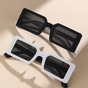 2pairs Square Frame Sunglasses
